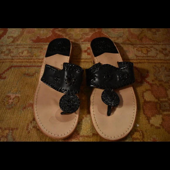 Jack Rogers Shoes - Black Jack Rodgers Sandals